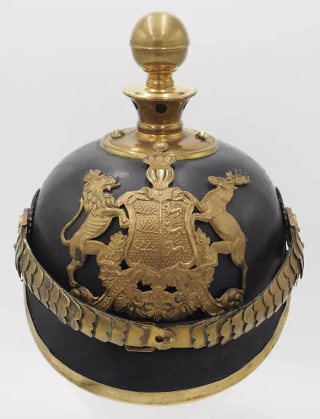 Württemberg Field Artillery Enlisted Pickelhaube Visuel 1 principal